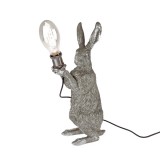 TABLE LAMP MEISTER RABBIT SILVER - TABLE LAMPS